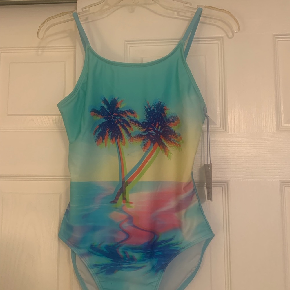 Girls One Piece Swimsuit NWT size XL